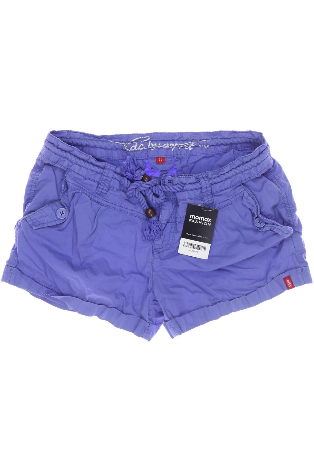 edc by Esprit Damen Shorts Lila EU 36 Baumwolle 7