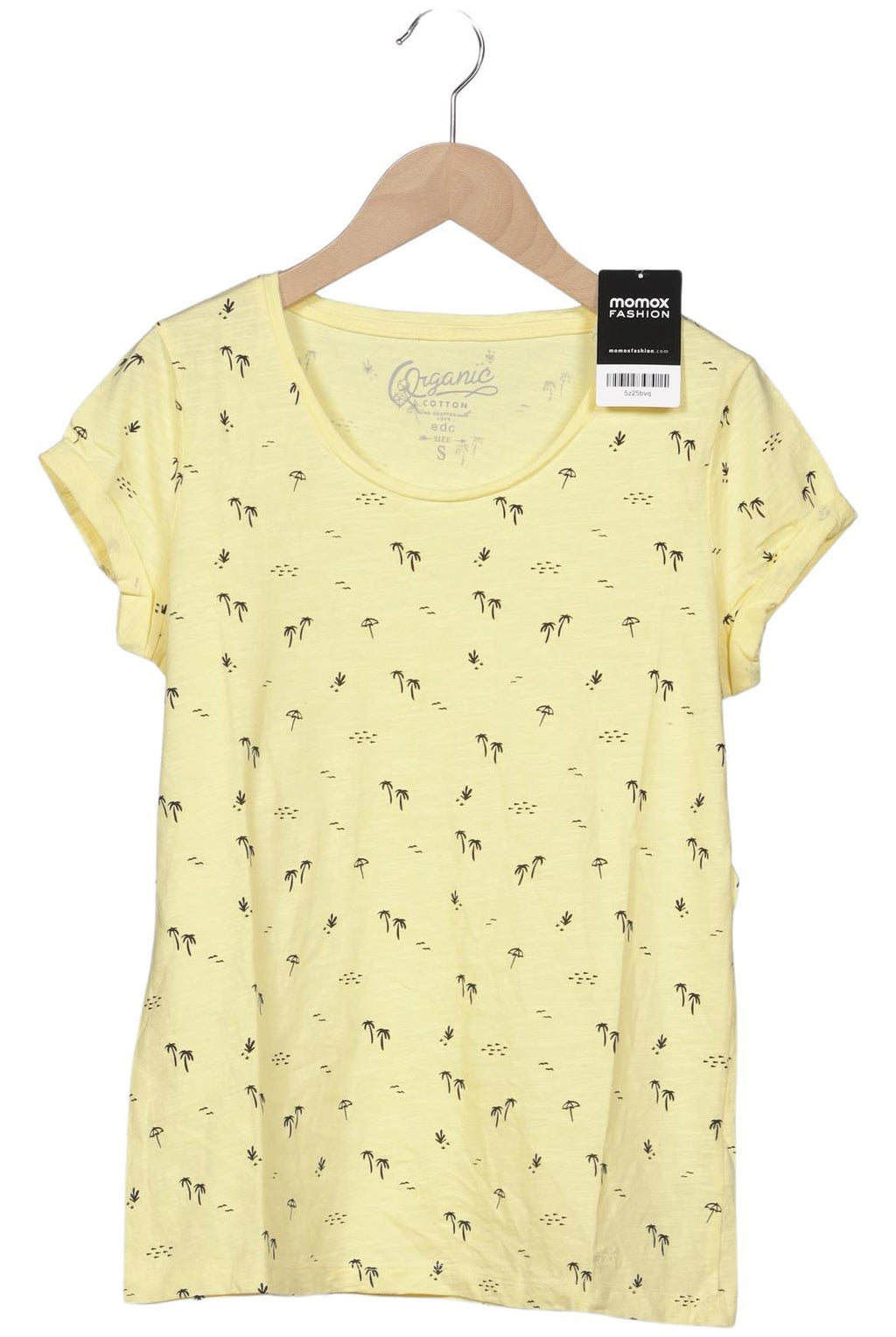edc by Esprit Women's T-Shirt Yellow Size S Cotton 9
