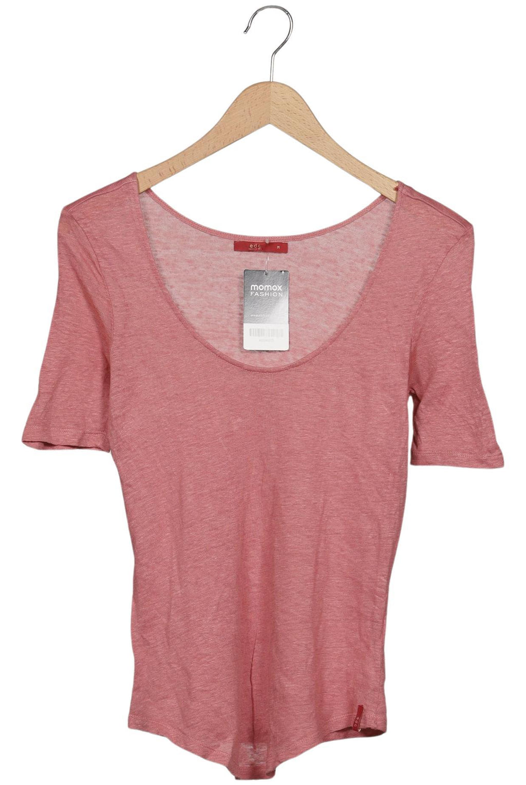 edc by Esprit Women's T-Shirt Pink M Linen 3