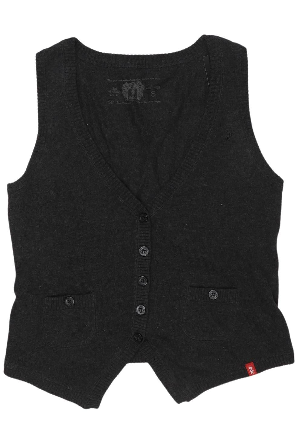 edc by Esprit Women's Vest Gray Size S Cotton 3