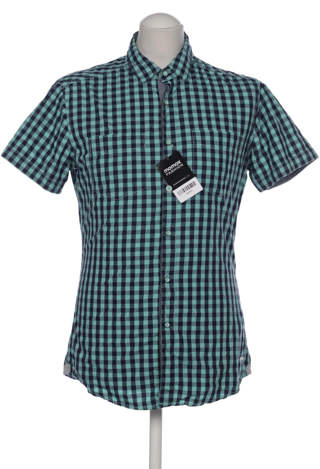 edc by Esprit Chemise Homme Turquoise Taille S Coton 4