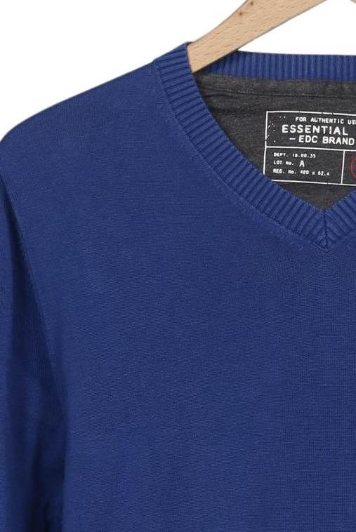 edc by Esprit Men's Sweater Blue M Cotton 7