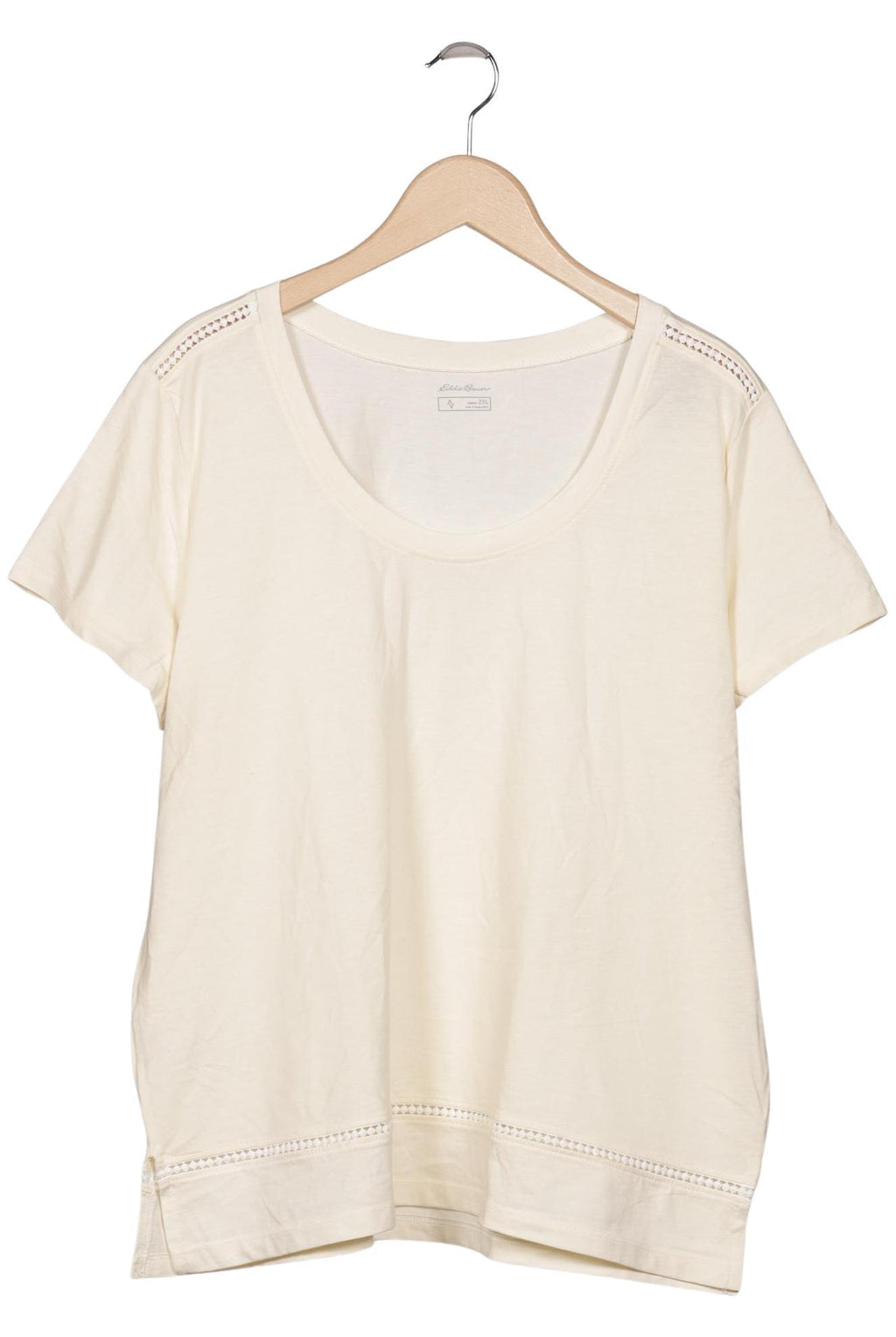 Eddie Bauer T-Shirt Women's Cream White XXL 2