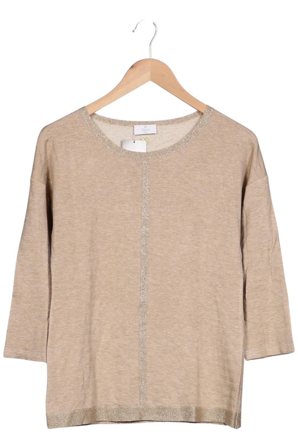 Elegance Paris Damen Pullover Beige EU 36 2