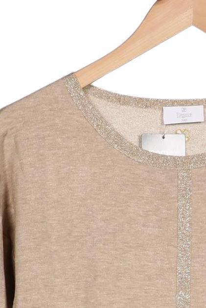 Elegance Paris Damen Pullover Beige EU 36 4
