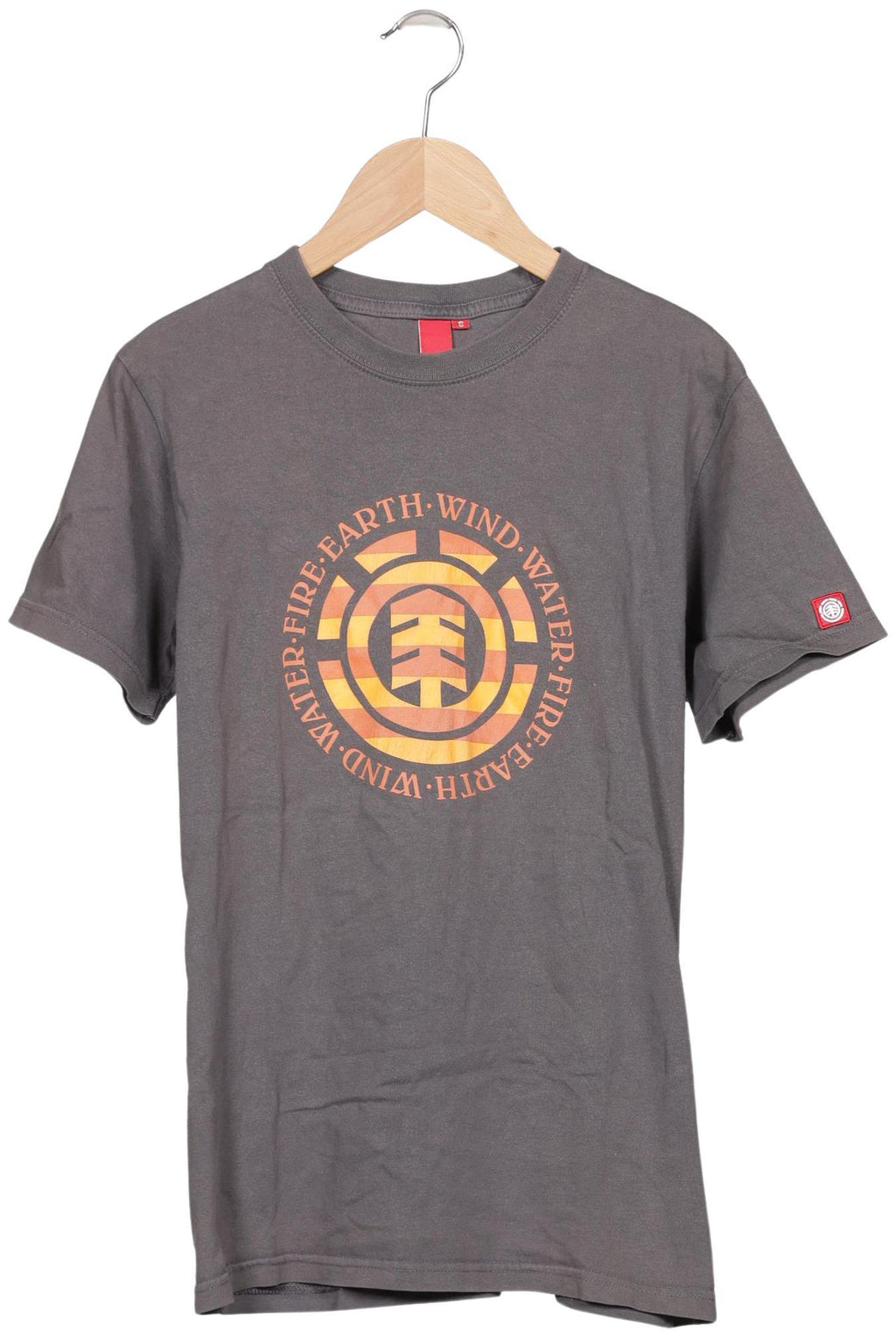 Element Men T-Shirt Gray Size S Cotton 4