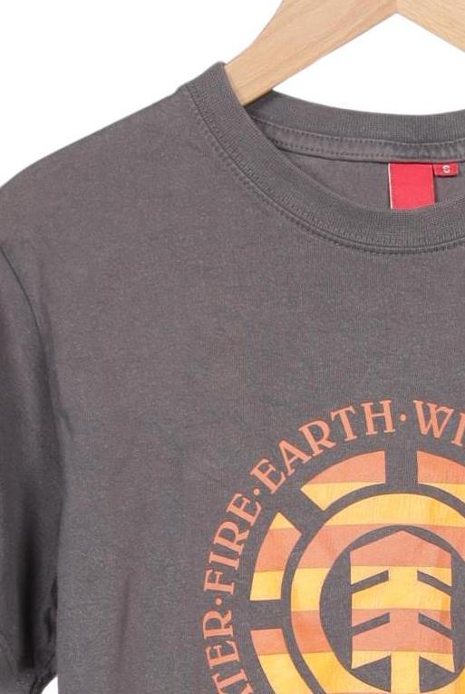 Element Men T-Shirt Gray Size S Cotton 5