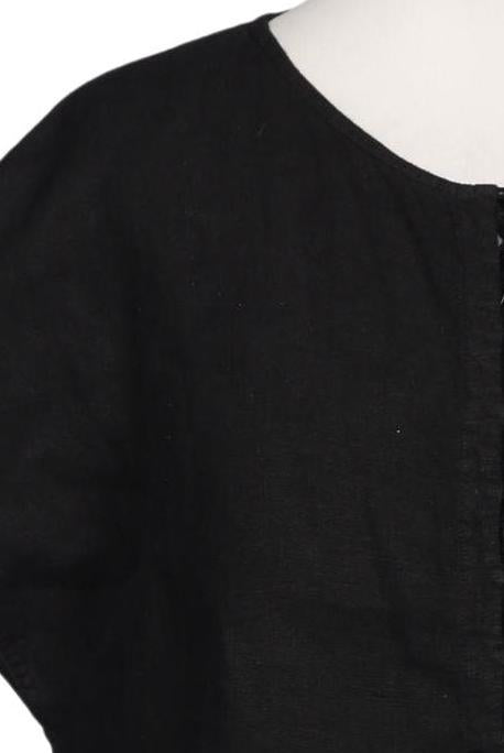 Elemente Clemente Damen Bluse Schwarz EU 40 Leinen 4