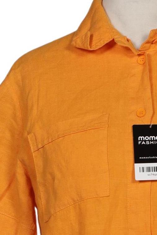 Elisa Cavaletti Women's Blouse Orange M Linen 6