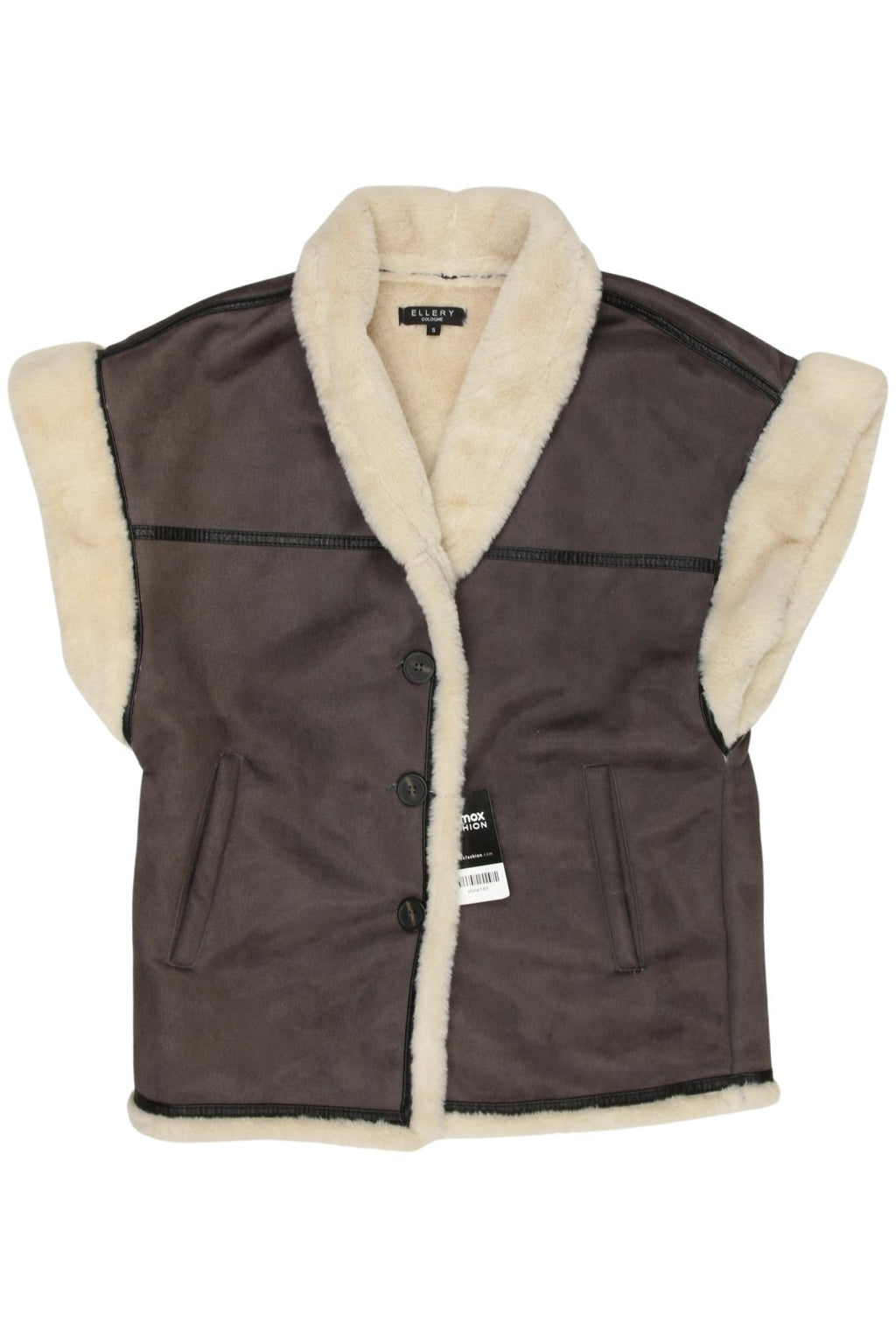 Ellery Women's Vest Brown Size S 2