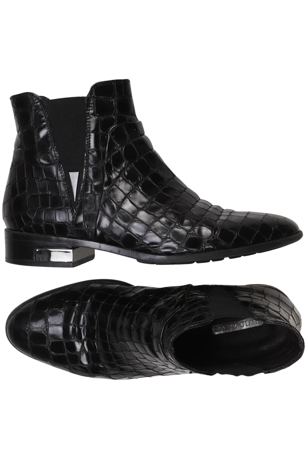 Elvio Zanon Damen Stiefelette Schwarz EU 39 2