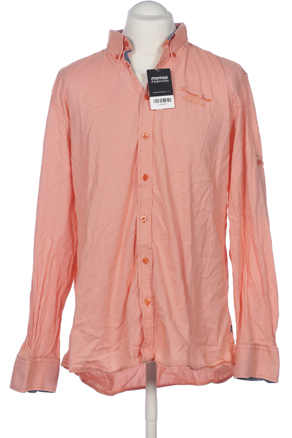 engbers Men Shirt Orange 43 Cotton 8