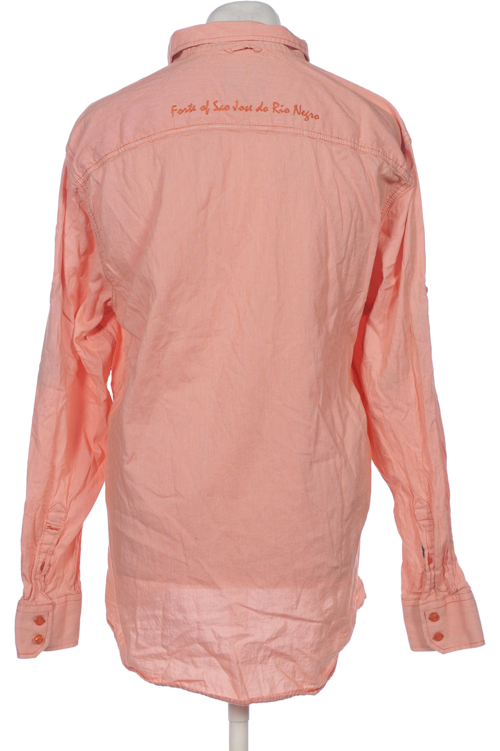 engbers Men Shirt Orange 43 Cotton 9