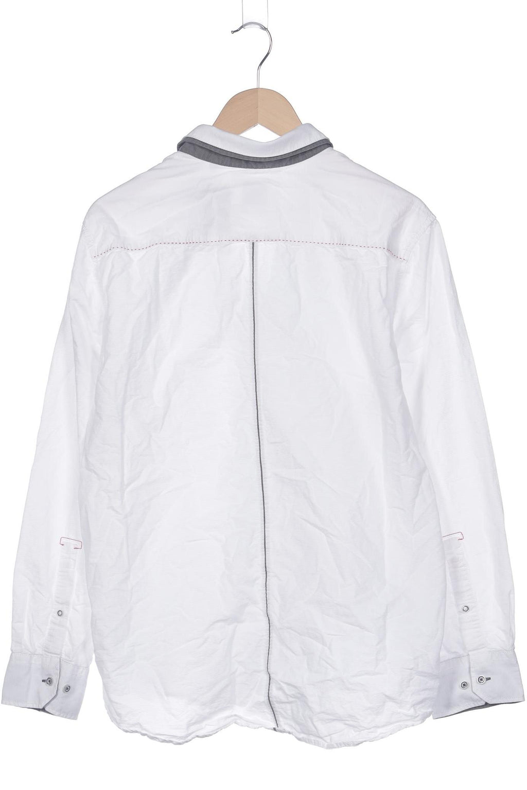 engbers Herren Hemd White 45 Cotton 7
