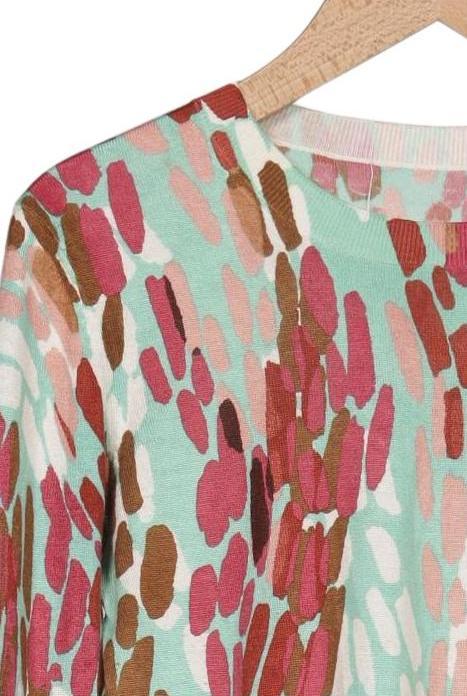 Eric Bompard Women's Sweater Multicolor Size S 4