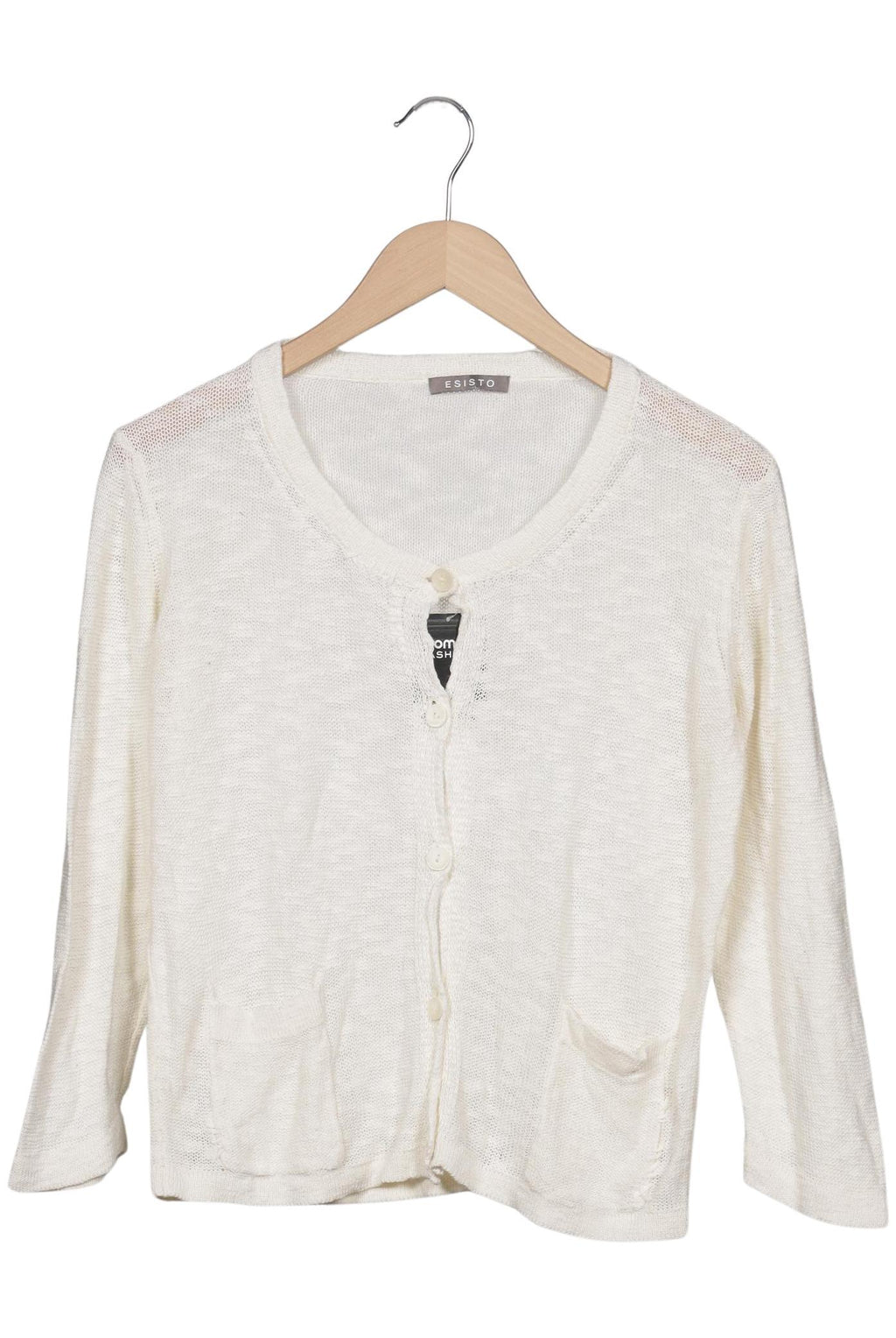 Esisto Women's Cardigan Cream White Size S 4