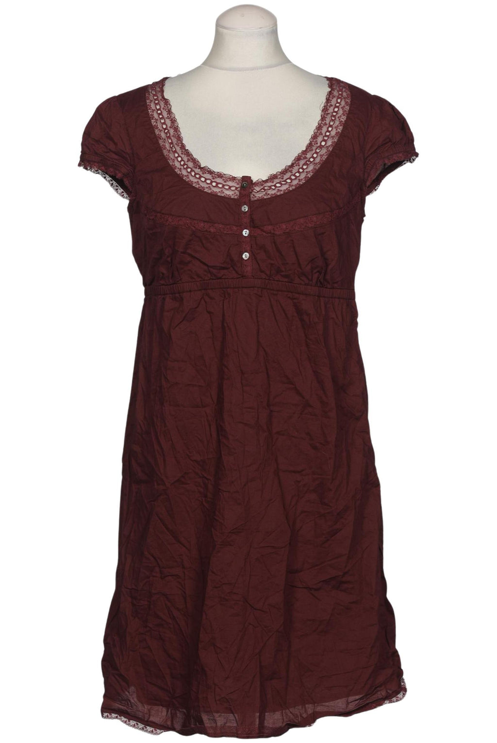 Esprit Damen Cotton Blend Dress Bordeaux EU 38 2