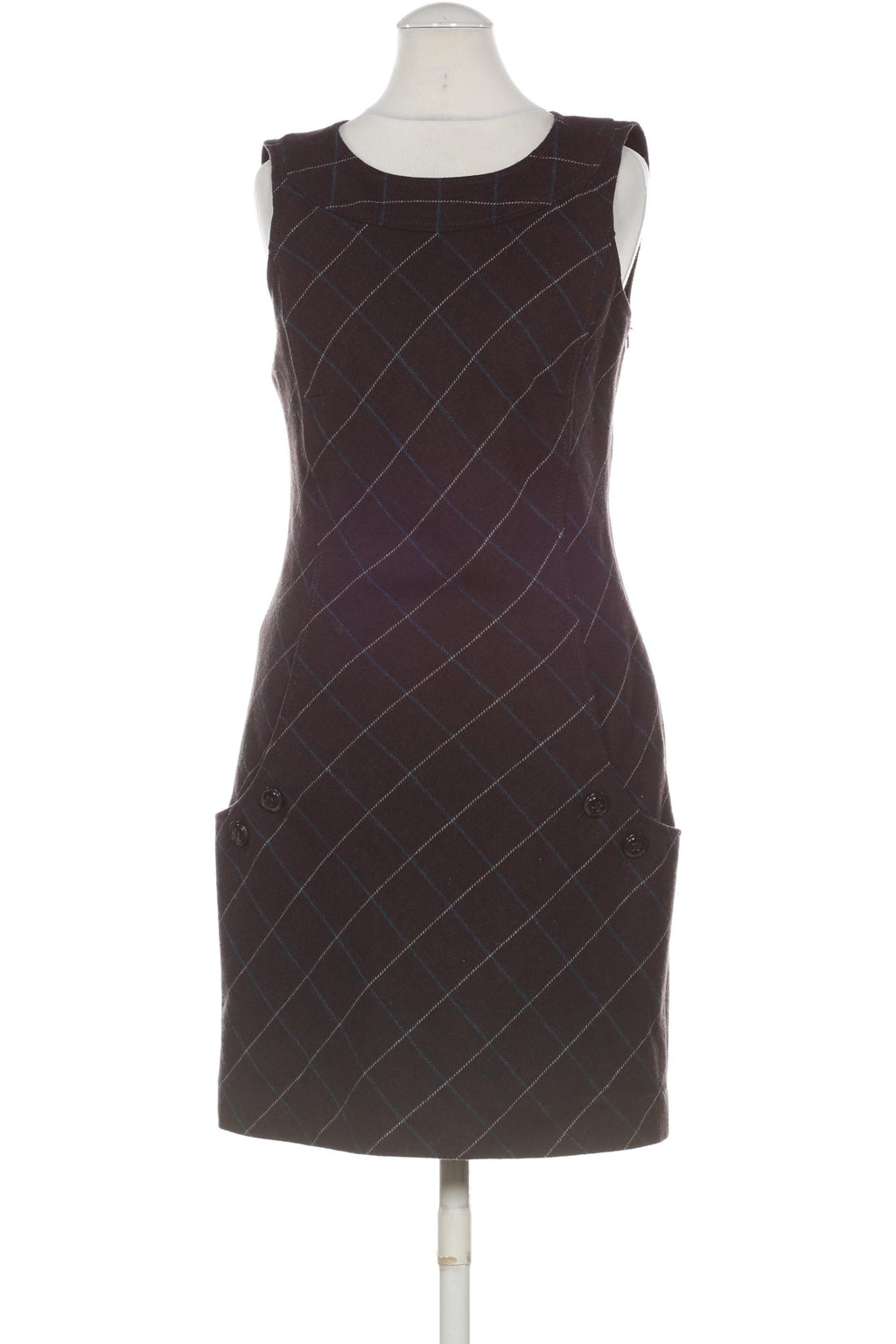 Esprit Damen Wool Dress Brown EU 34 4