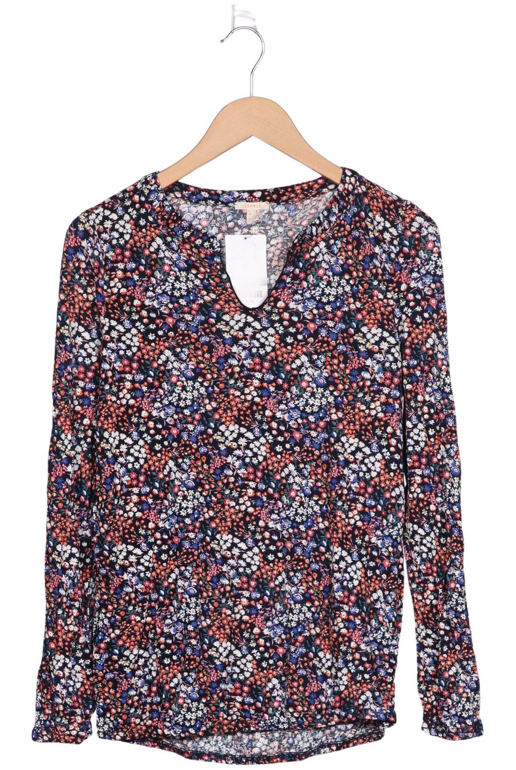 Esprit Women's Long Sleeve Shirt Multicolor Size M Viscose 4
