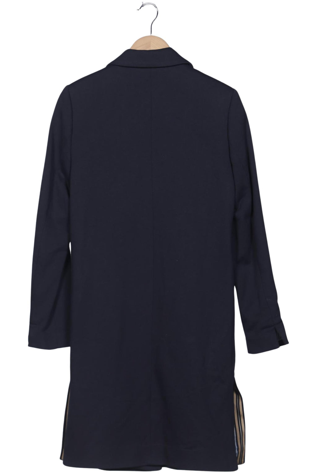 Esprit Women Coat Navy Blue L Cotton Synthetic 4