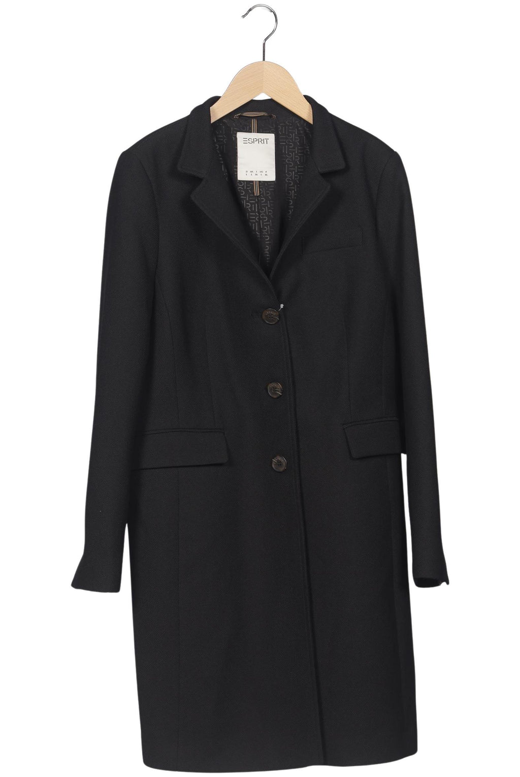 Esprit Damen Mantel Coat Black L 4