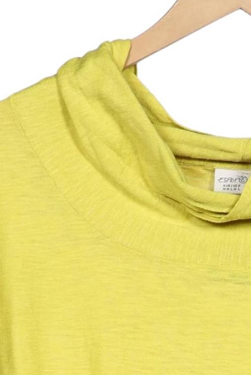 Esprit Damen Pullover Yellow M Cotton 10