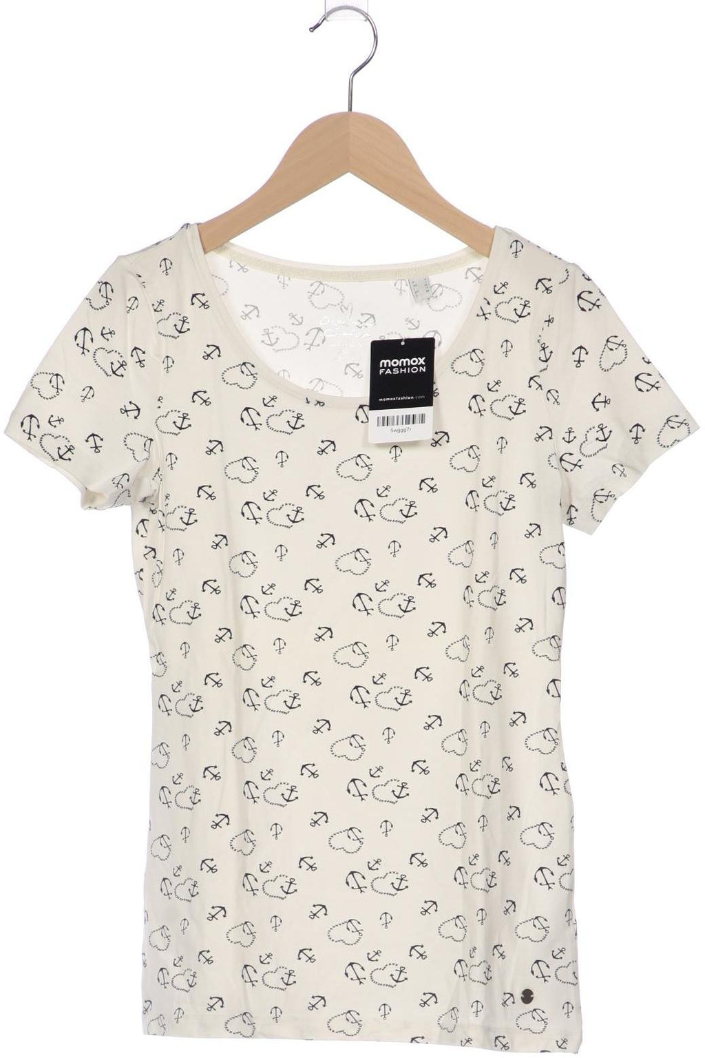 Esprit Damen T-Shirt Cremeweiß Gr. S 4