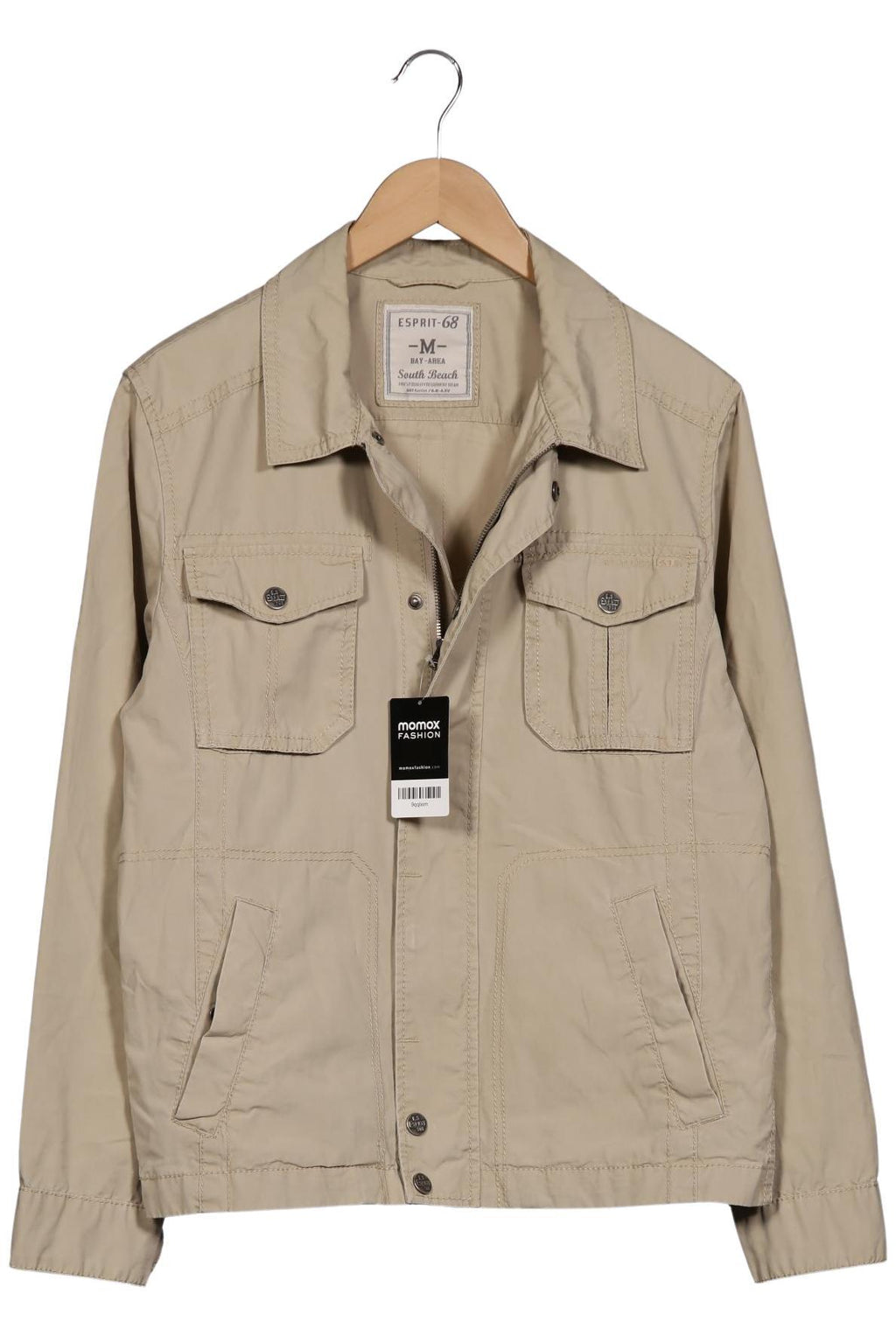 Esprit Men Jacket Beige M Cotton 2