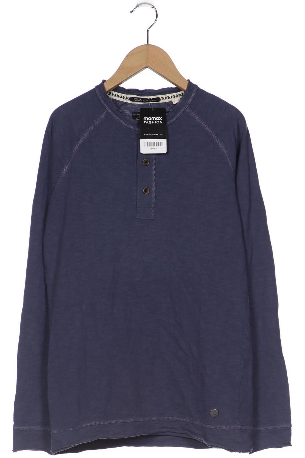 Esprit Men Long Sleeve Shirt Blue Size S Cotton 4