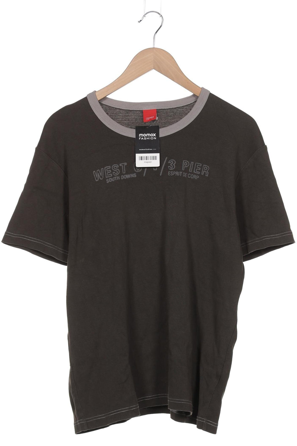 Esprit T-Shirt Gray XXL Cotton 4
