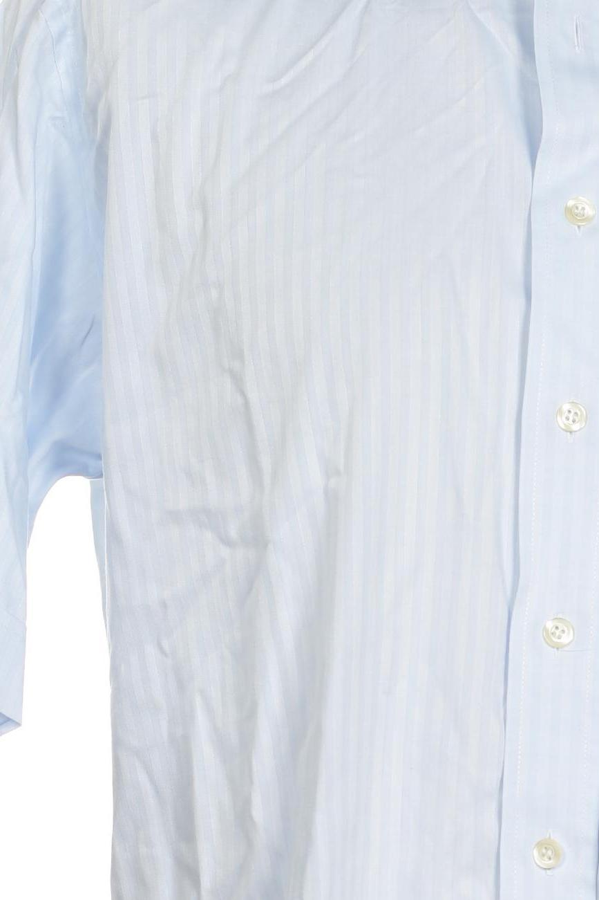 Eterna Men's Shirt Blue M Cotton 6