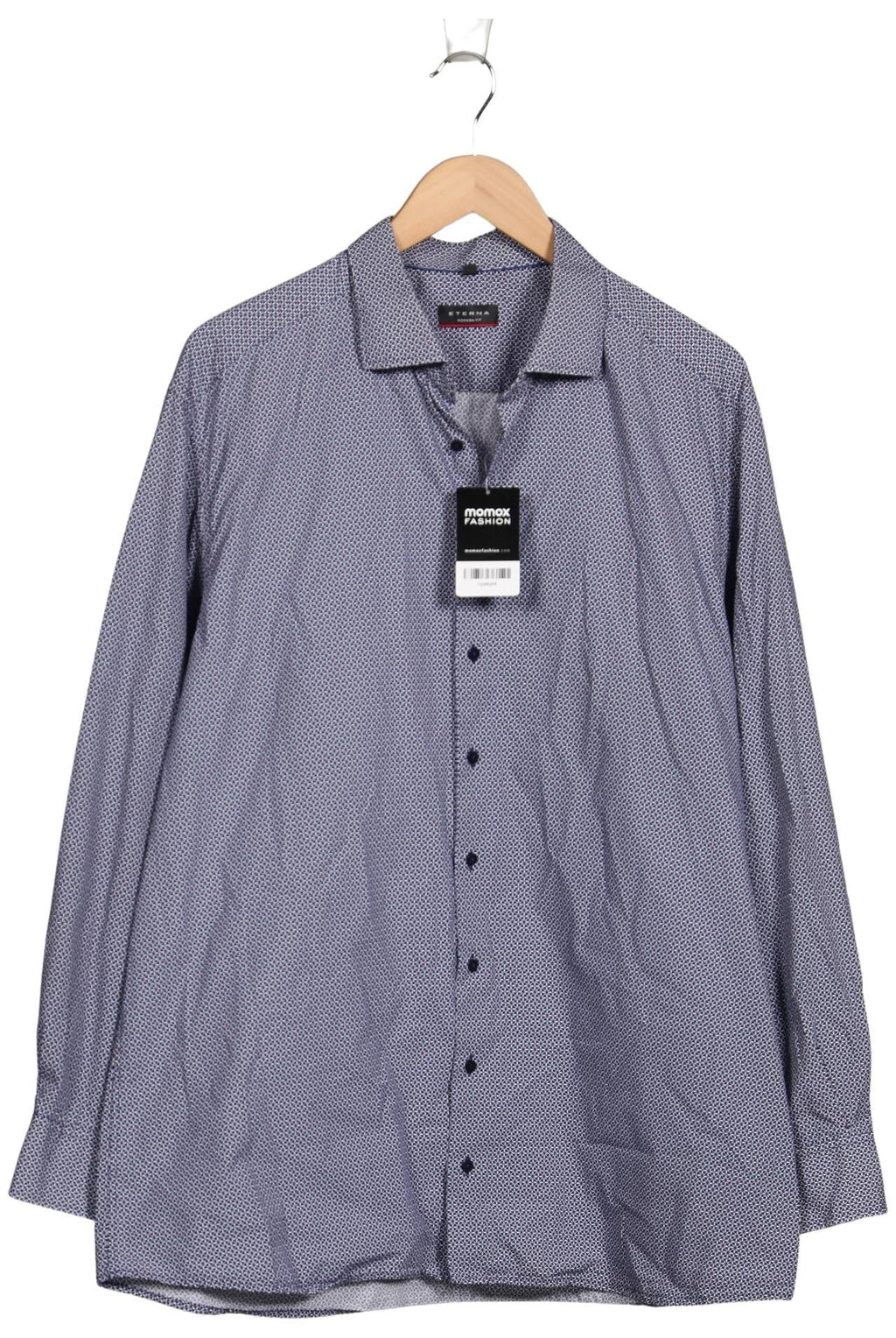 Eterna Men Shirt Navy 46 Cotton 5