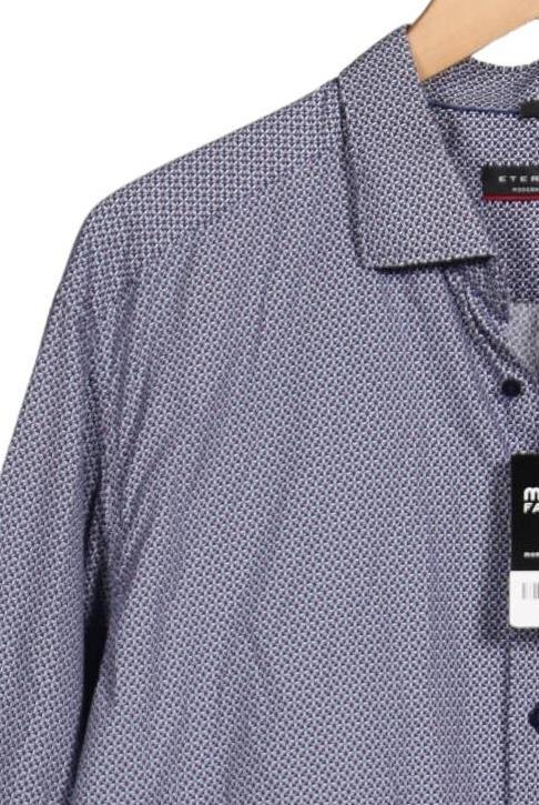 Eterna Men Shirt Navy 46 Cotton 7