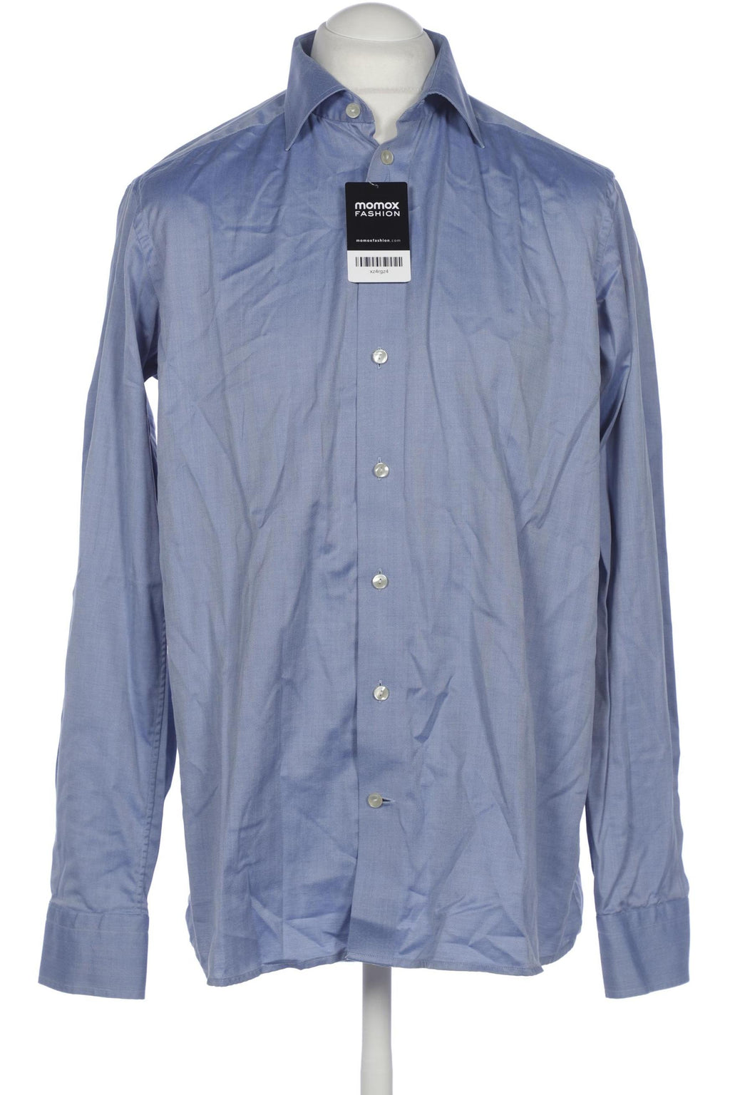 Eton Shirt Blue Cotton Size M 4