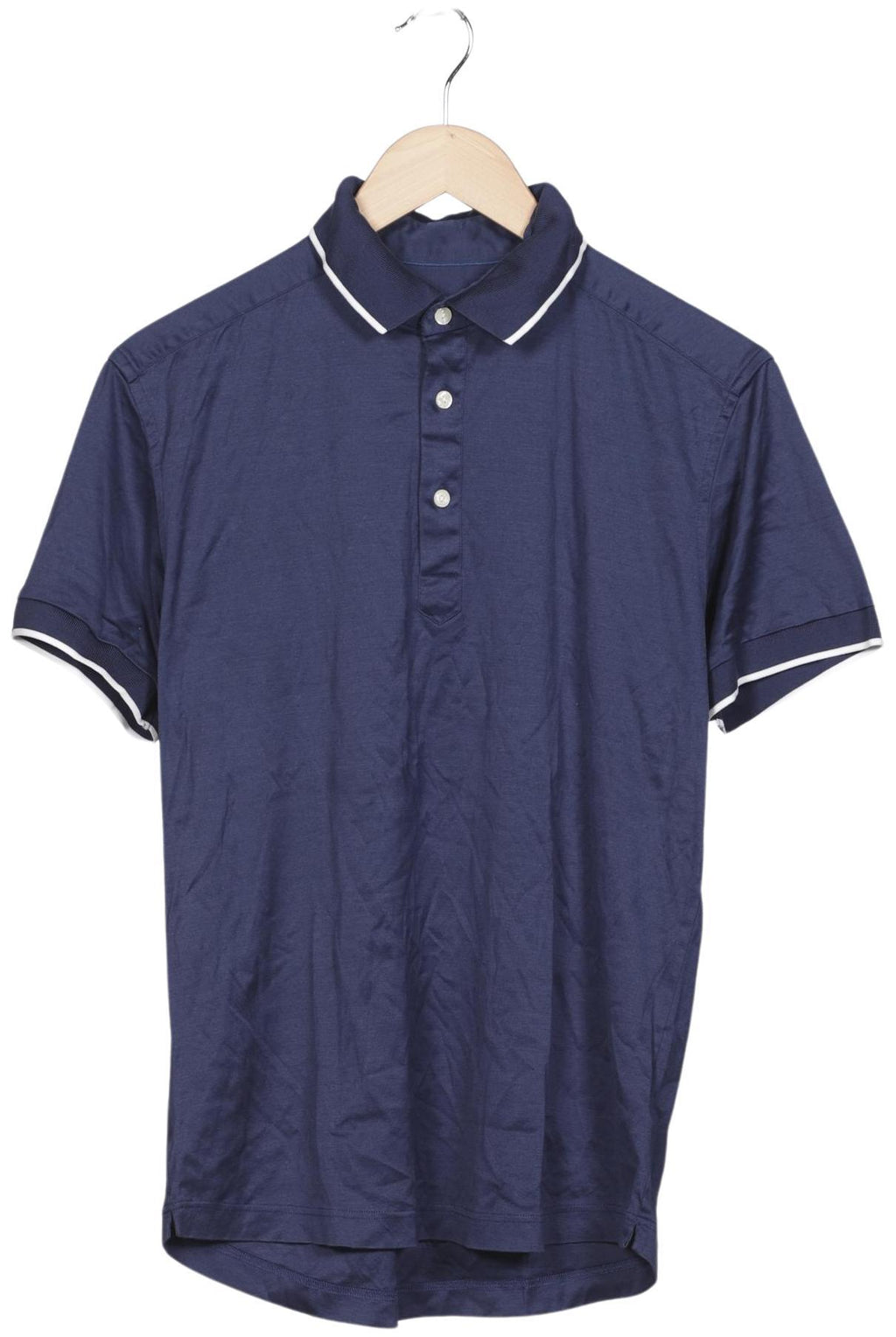 Eton Polo Shirt Men Navy Blue Size L Cotton 2