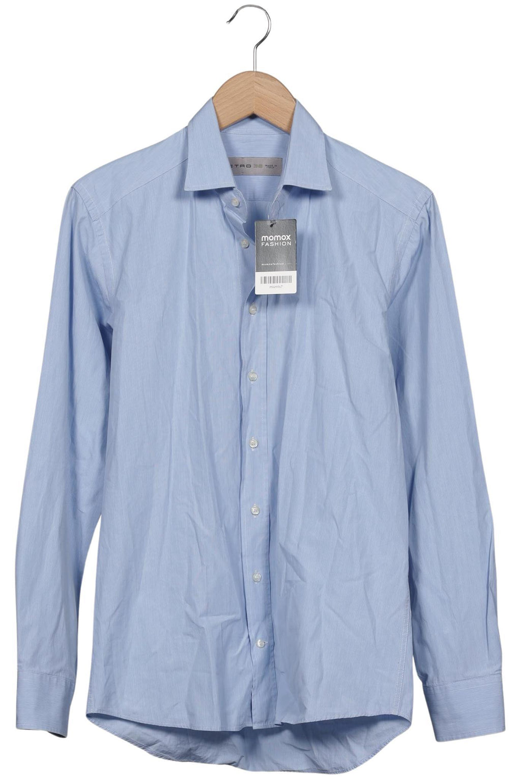 Etro Men Shirt Light Blue 38 Cotton 3