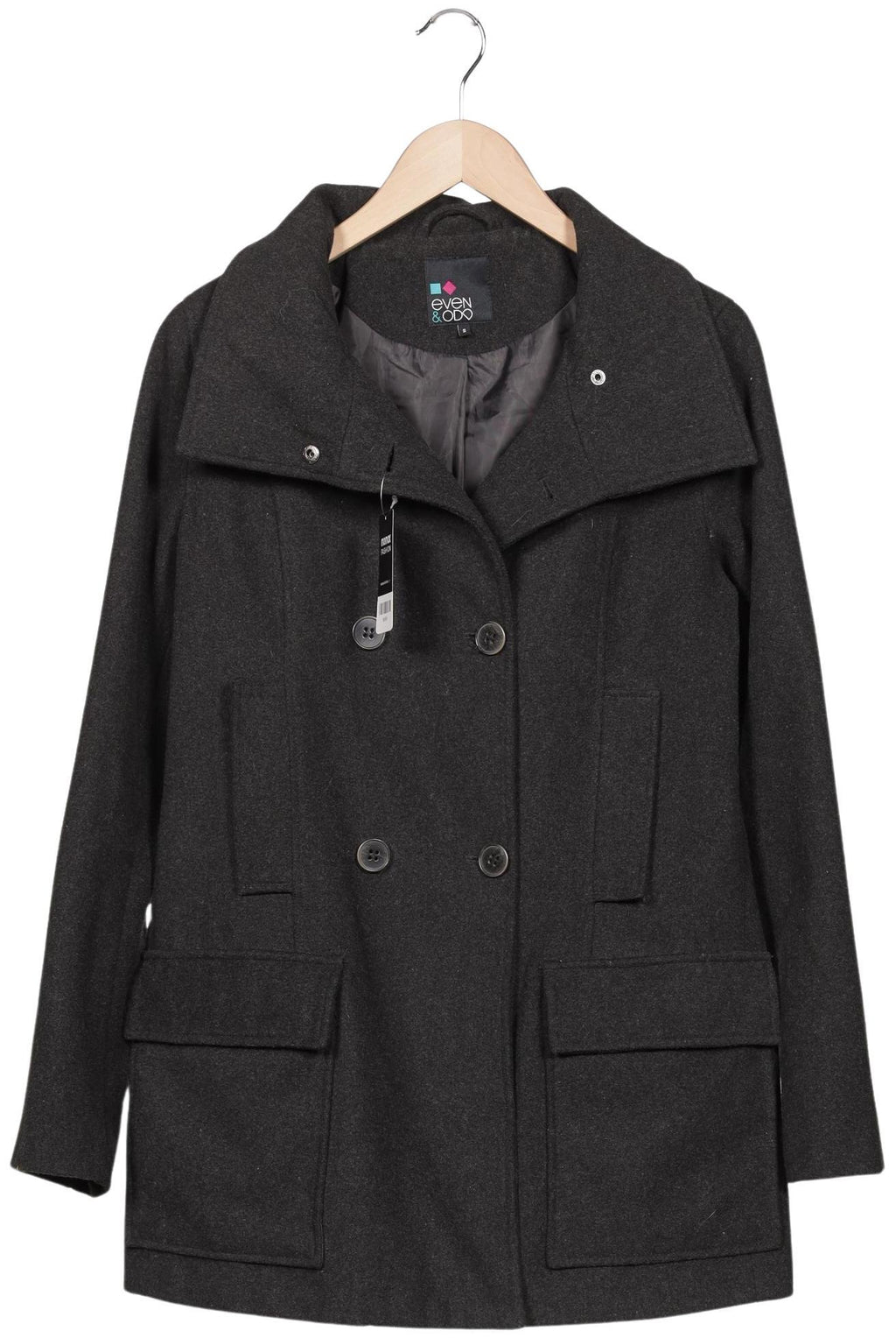 even odd Women Coat Gray Size S 2