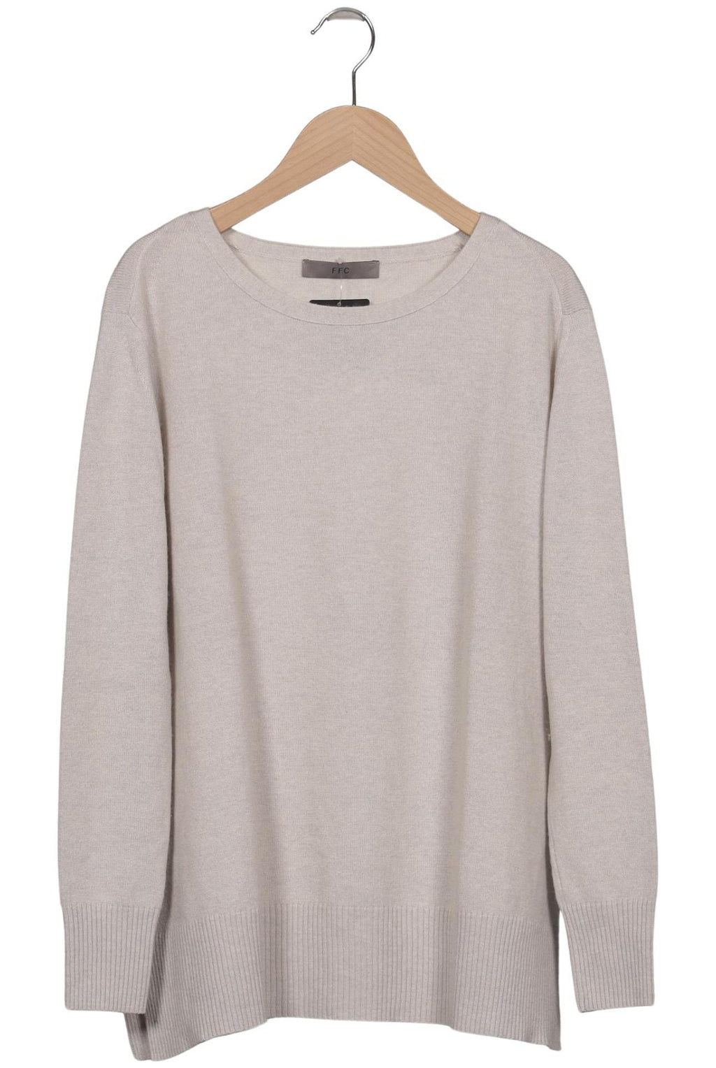 FFC Women's Sweater Beige Size S 2