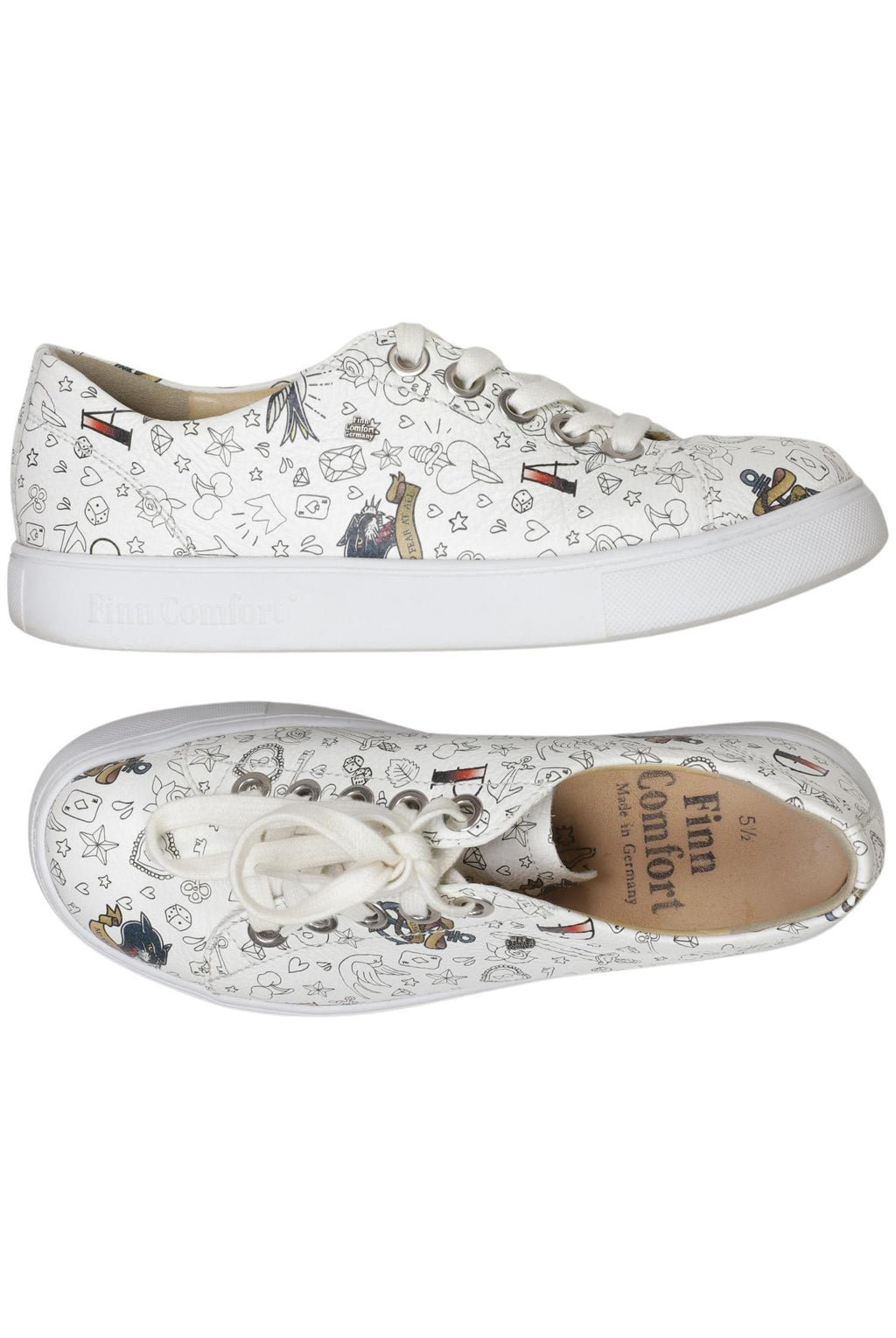 Finn Comfort Women's Sneaker White EU 38.5 Leather 3