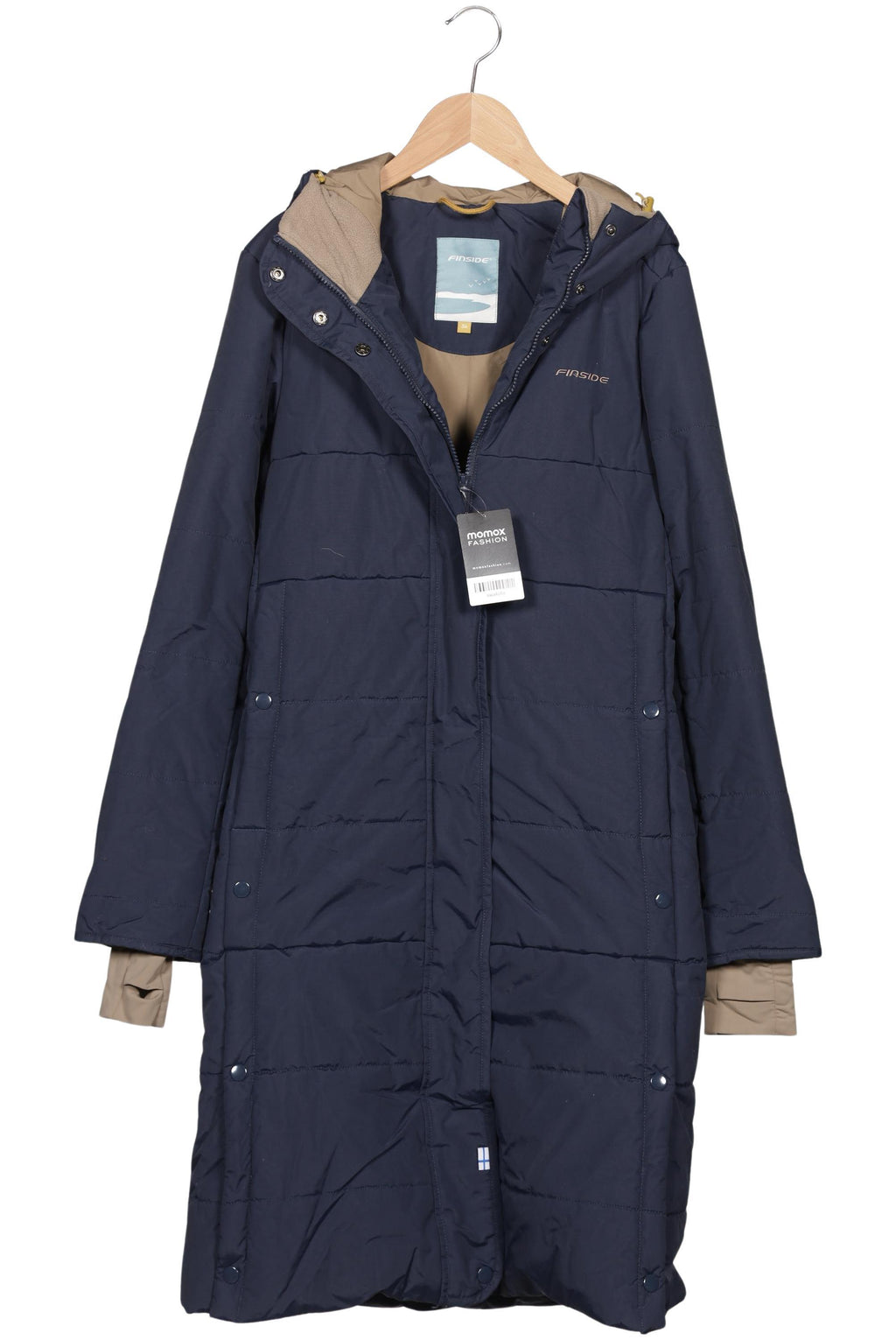 Finside Women Coat Navy Blue EU 34 5