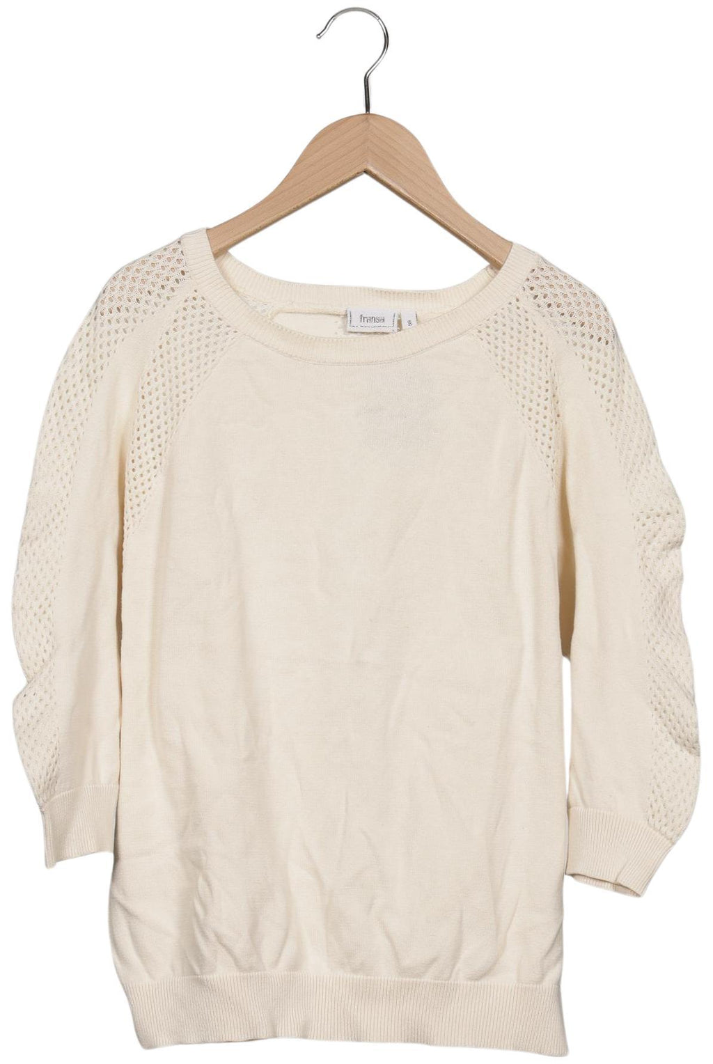 Fransa Women's Pullover Cream White S 2