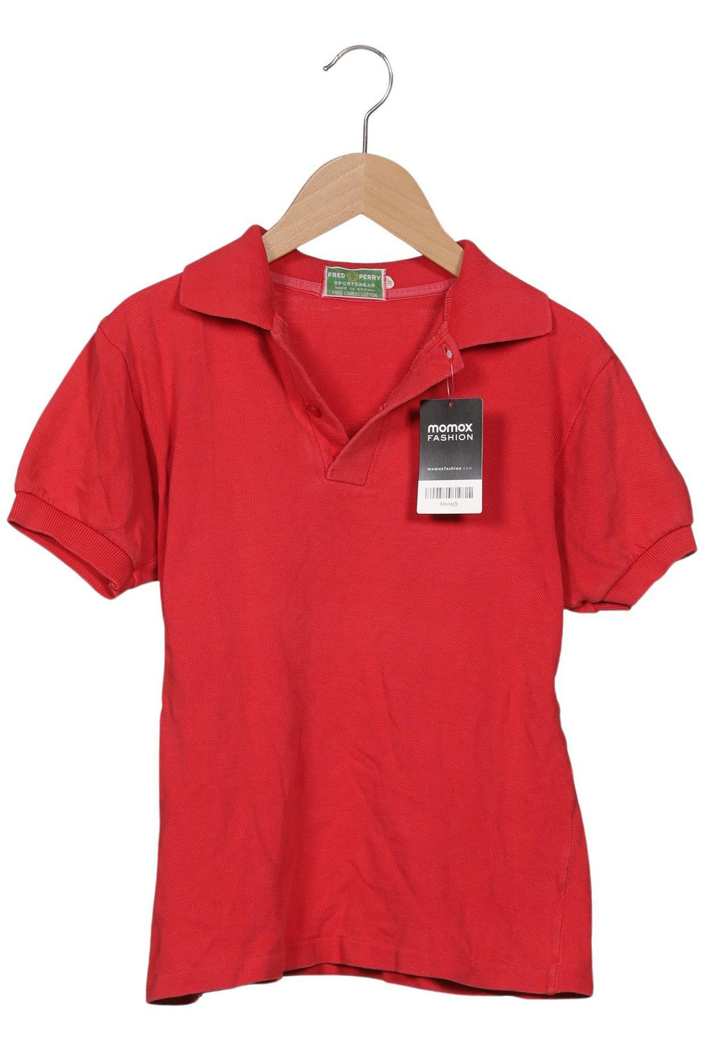 Fred Perry Damen Polo Shirt Red EU 36 Cotton 2