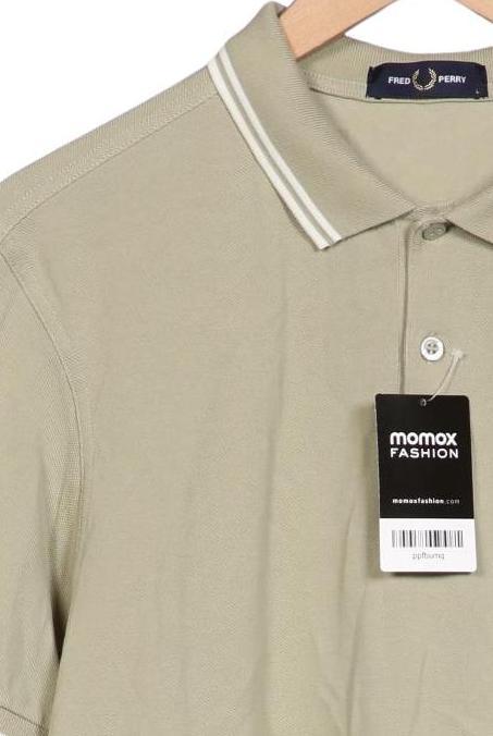 Fred Perry Herren Poloshirt Hellgrün Gr. L Baumwolle 3