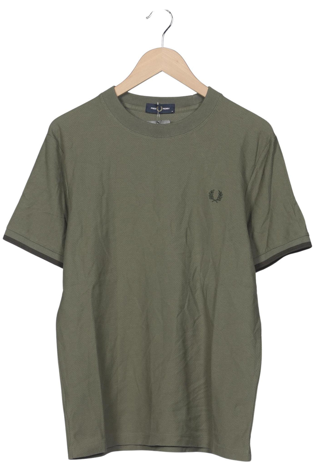 Fred Perry T-Shirt Green M Cotton 3