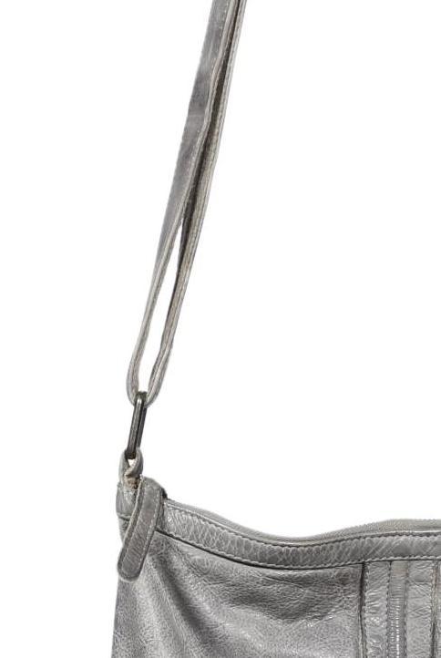 FREDsBRUDER Women Large Leather Handbag Silver 4