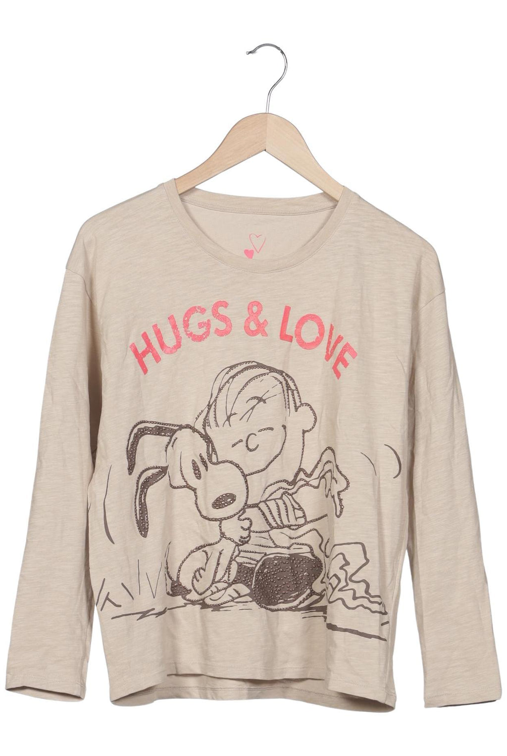 Frogbox Women Long Sleeve Shirt Beige Size S 2