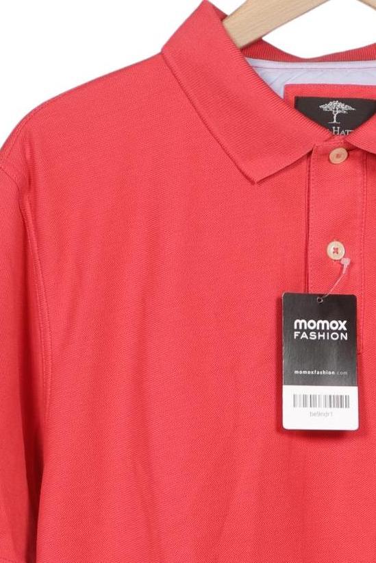 Fynch Hatton Polo Shirt Red L Cotton 3