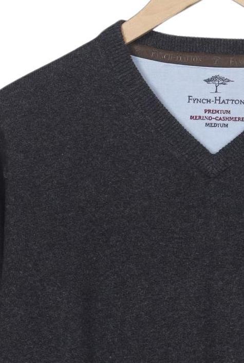 Fynch Hatton Herren Pullover Grau M 4