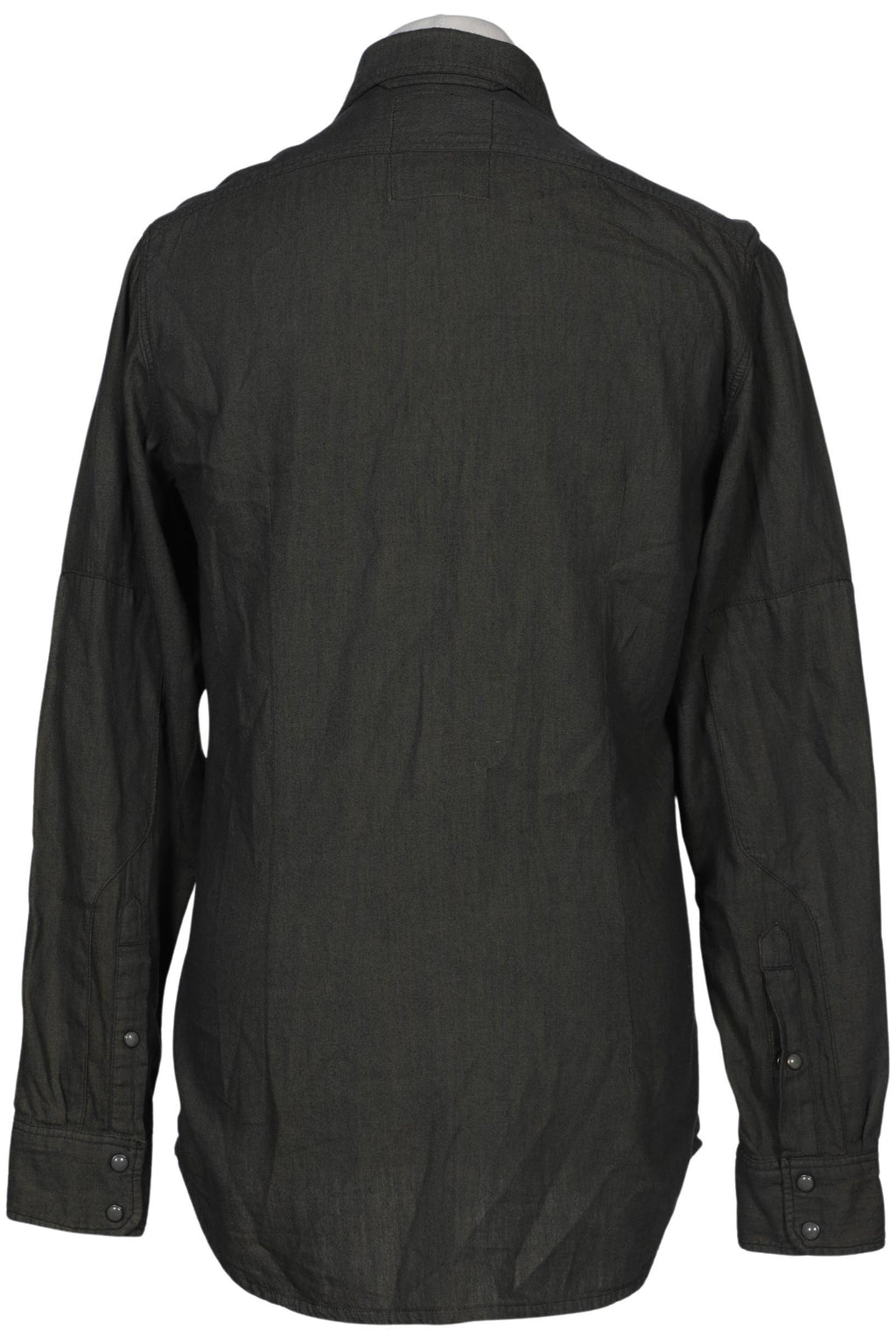 G Star RAW Men Shirt Green Size S Cotton Leather 3