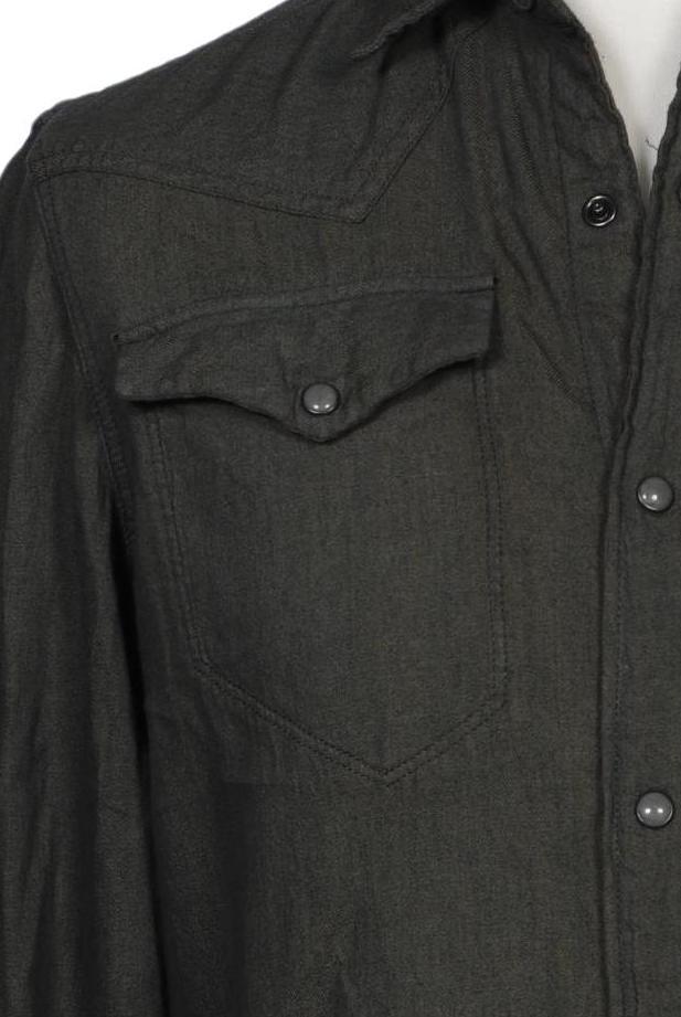 G Star RAW Men Shirt Green Size S Cotton Leather 4